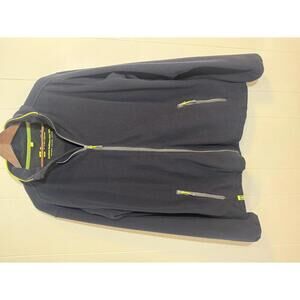 Scandia Men’s Fleece Full Zip Black Jacket Sz. XL